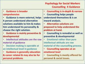 The Difference Between Counsellor and a Psychologist